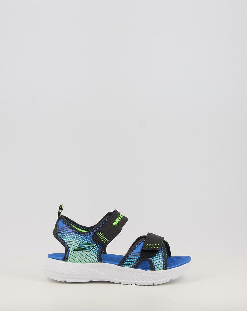 Sandali SKECHERS MICROSPEC-SPLASH blu