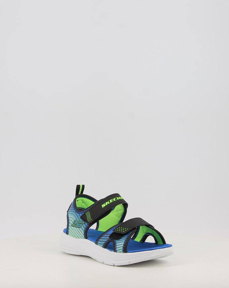 Sandali SKECHERS MICROSPEC-SPLASH blu