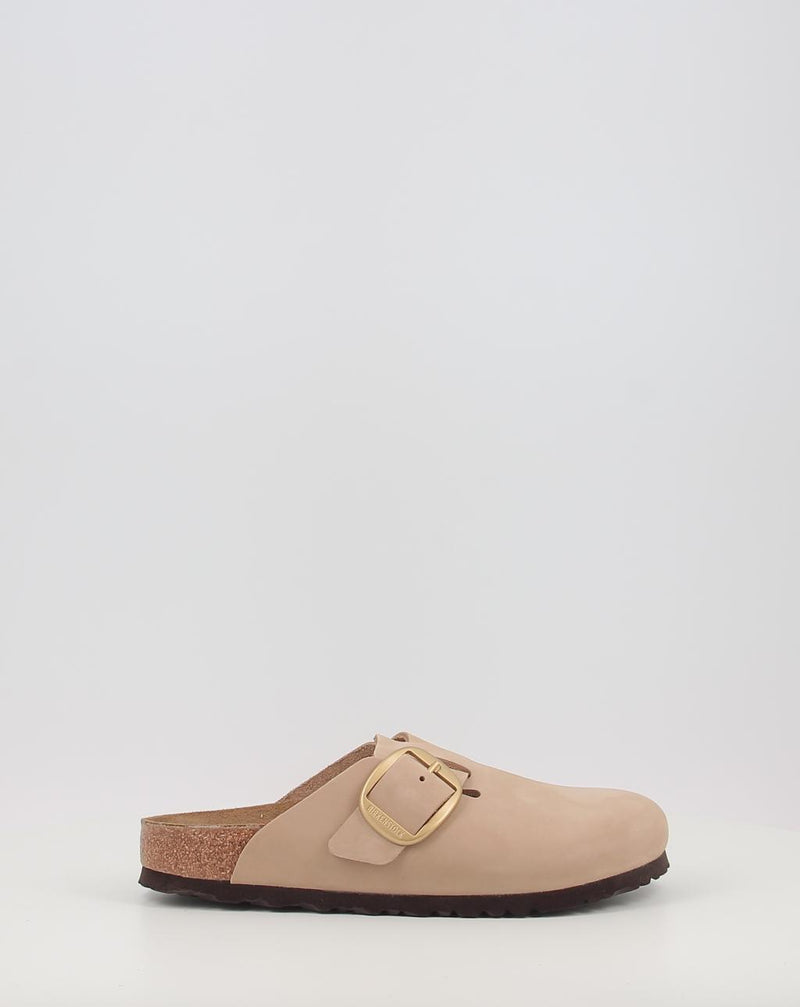 Zoccoli BIRKENSTOCK Boston Big Buckle LENB Sandcastle sabbia