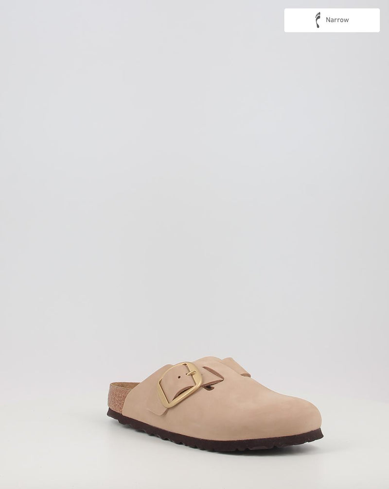 Zoccoli BIRKENSTOCK Boston Big Buckle LENB Sandcastle sabbia