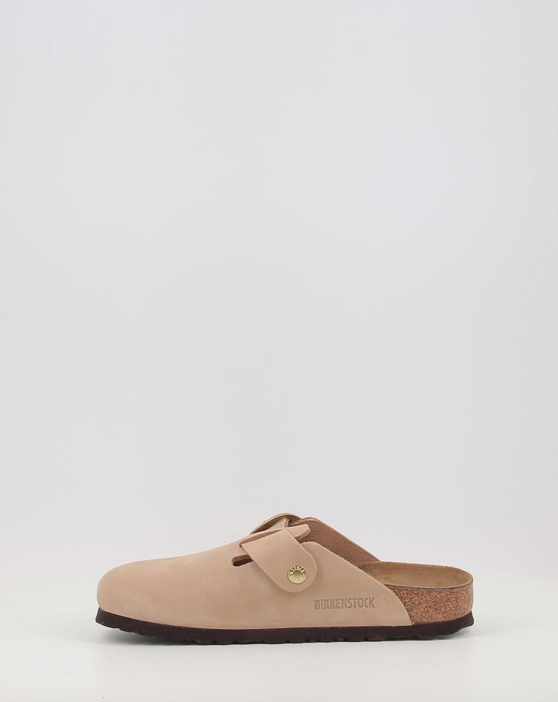 Zoccoli BIRKENSTOCK Boston Big Buckle LENB Sandcastle sabbia