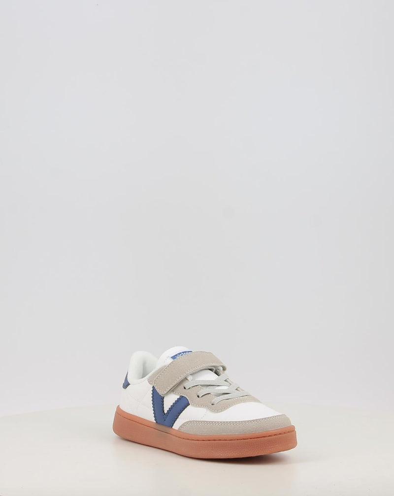 Sneakers VICTORIA OSLO EFECTO PIEL & COLOR 1256102 bianco