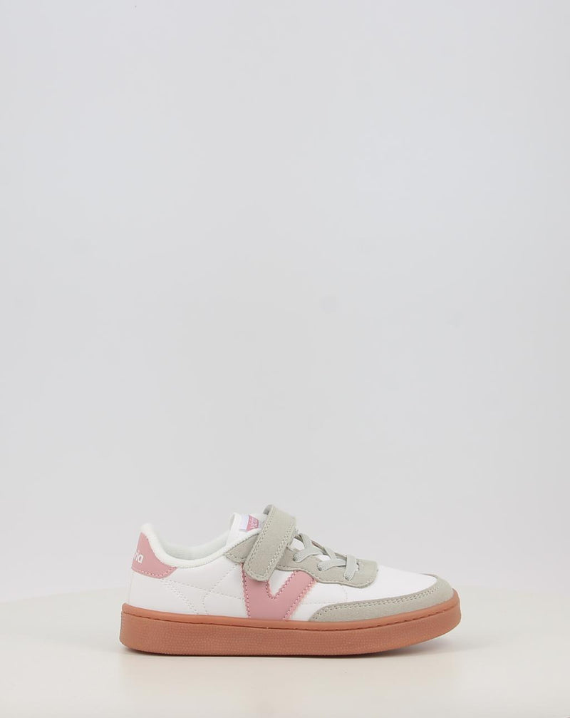 Sneakers VICTORIA OSLO EFECTO PIEL & COLOR 1256102 bianco