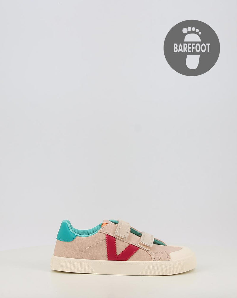 Sneaker VICTORIA OLIVER BAREFOOT LONA MULTICOLOR 1356104 beige
