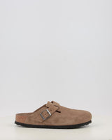 Zoccoli BIRKENSTOCK BOSTON SFB LEVE DARK TEA TONAL FB pelle