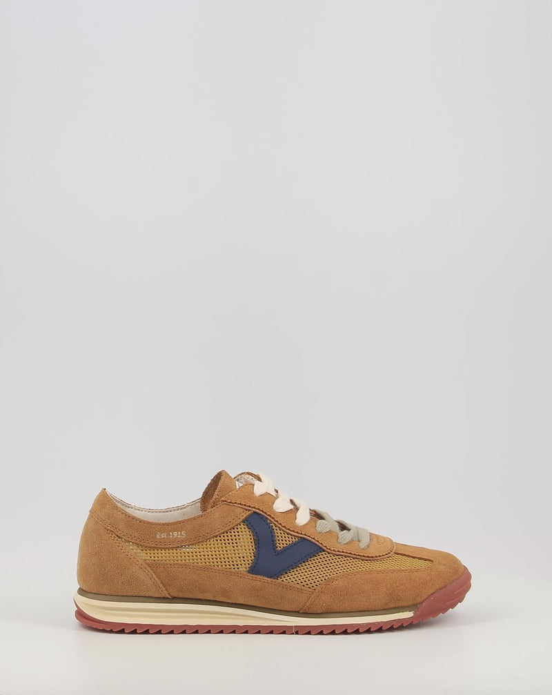 Sneaker VICTORIA SATURNO & REJILLA MULTICOLOR 1158106 cuoio